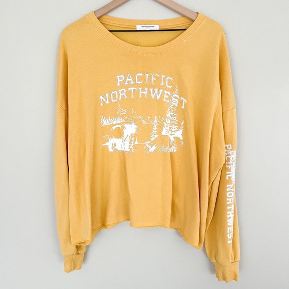 Grayson Threads | Yellow Pacific Northwest Crewneck - Picture 4 of 7